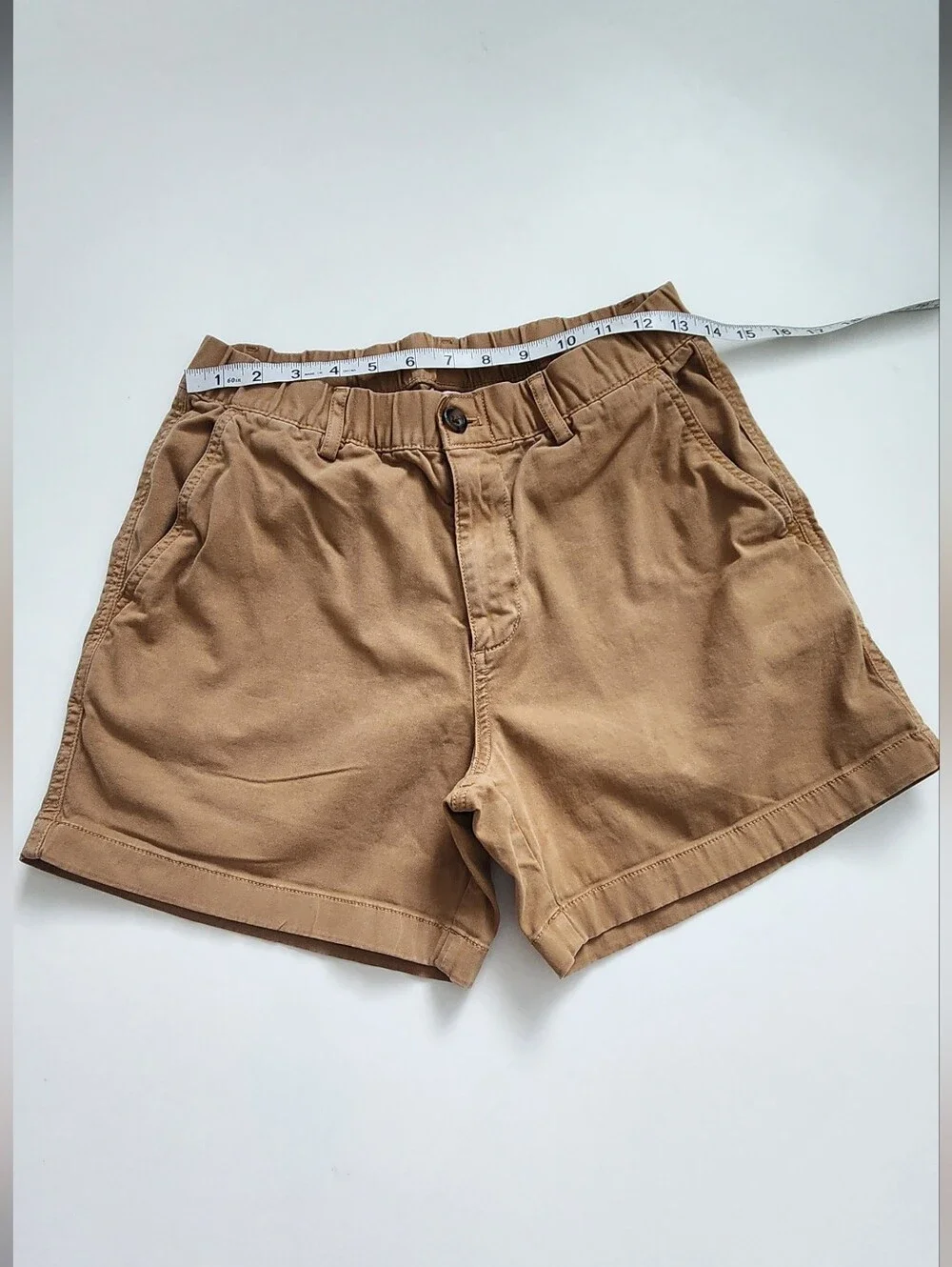 Bearbottom Clothing Stretch Short Khaki Tan Size Medium 5.5 Inseam
